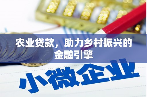 沙洋农业贷款，助力乡村振兴的金融引擎