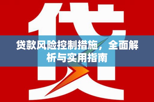 前锋贷款风险控制措施，全面解析与实用指南