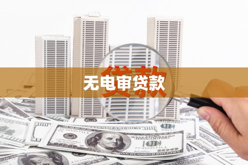 庄浪无电审贷款