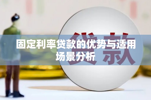崖州固定利率贷款的优势与适用场景分析