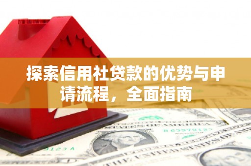 南宫探索信用社贷款的优势与申请流程，全面指南