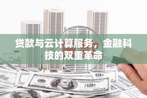 惠济贷款与云计算服务，金融科技的双重革命
