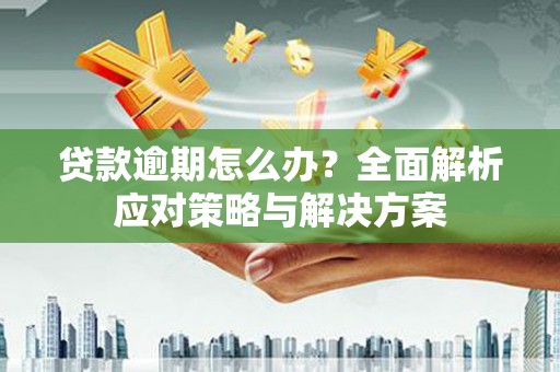 黄平贷款逾期怎么办？全面解析应对策略与解决方案