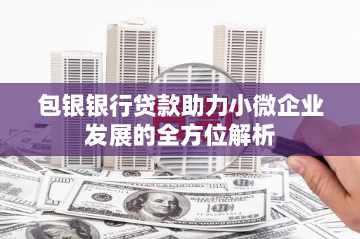 措勤包银银行贷款助力小微企业发展的全方位解析 措勤包银银行贷款助力小微企业发展的全方位解析