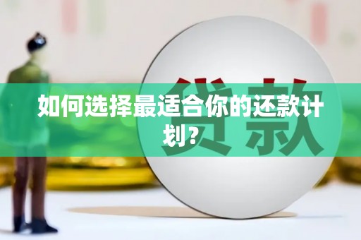 西安如何选择最适合你的还款计划？