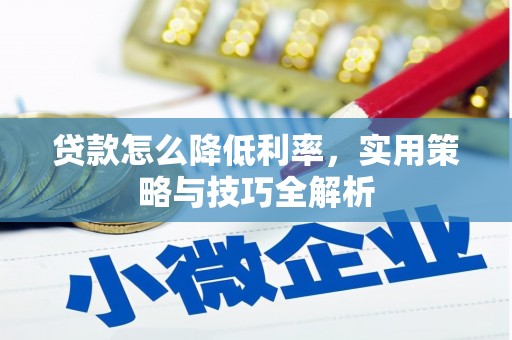 乐都贷款怎么降低利率，实用策略与技巧全解析