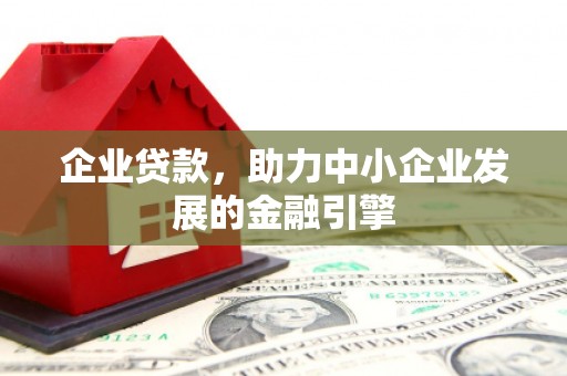 隆尧企业贷款，助力中小企业发展的金融引擎