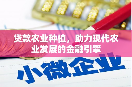 云浮贷款农业种植，助力现代农业发展的金融引擎
