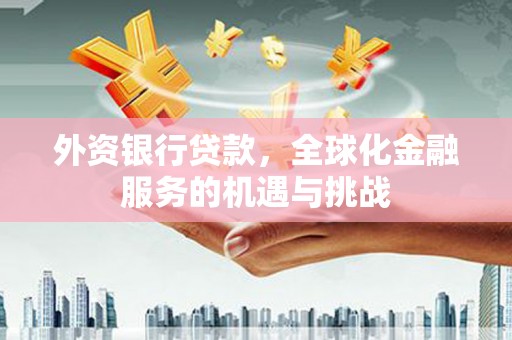 麻城外资银行贷款，全球化金融服务的机遇与挑战