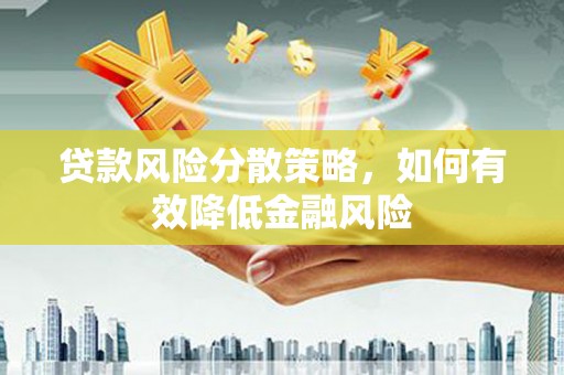 德化贷款风险分散策略，如何有效降低金融风险