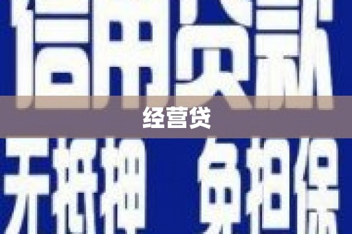 廉江经营贷