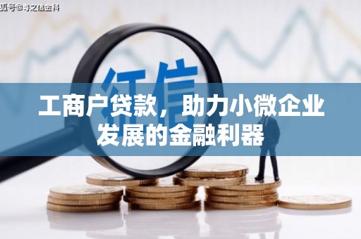 潍坊工商户贷款，助力小微企业发展的金融利器