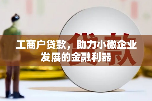 大内工商户贷款，助力小微企业发展的金融利器