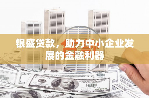 下城银盛贷款，助力中小企业发展的金融利器