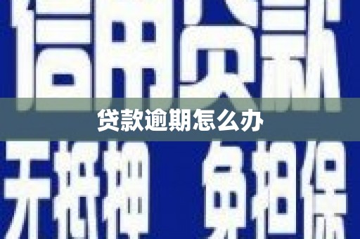 白银贷款逾期怎么办